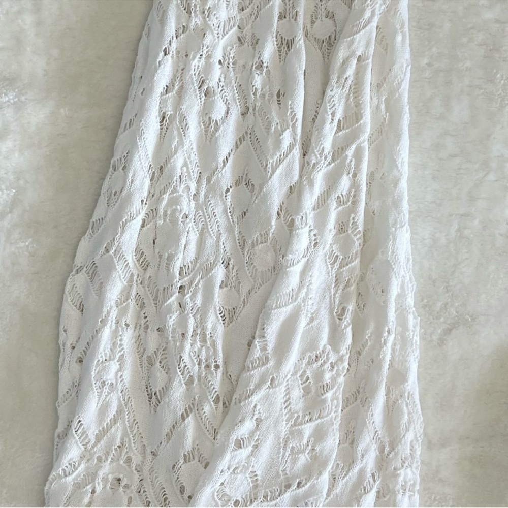 Free People Bianca Fauxchet Midi Beach Dress Coverup - Picture 15 of 15